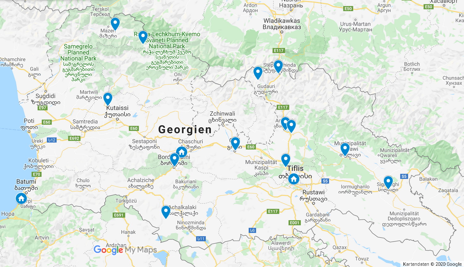 Familienurlaub in Georgien 2019